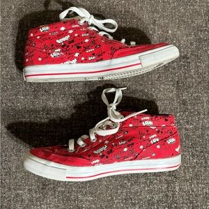 Nike Chukka Go Canvas Graphic Red Size 8.5